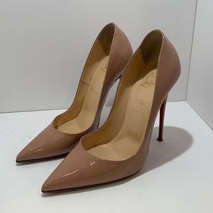 Christian Louboutin
So Kate Patent Pointed-Toe Red Sole Pump